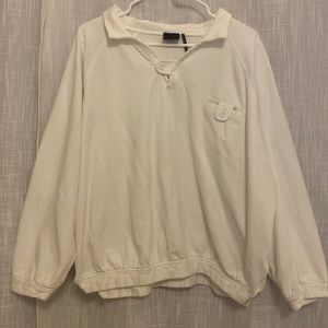 urban outfitters oversized white sweatshirt